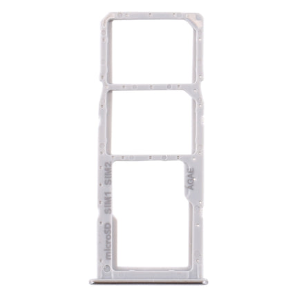 SIM Card Tray + SIM Card Tray + Micro SD Card Tray for Samsung Galaxy A71(Silver)-garmade.com