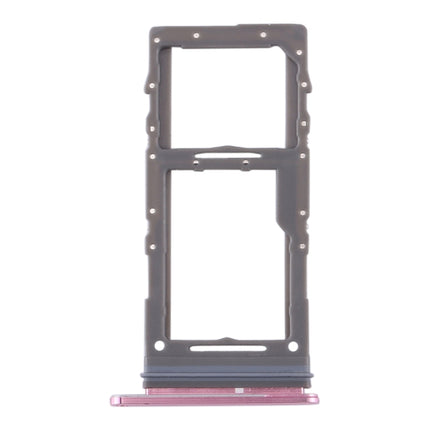 SIM Card Tray + Micro SD Card Tray for Samsung Galaxy S20+ / Galaxy S20 Ultra(Pink)-garmade.com