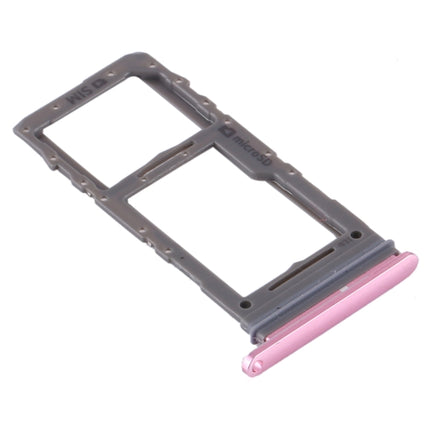 SIM Card Tray + Micro SD Card Tray for Samsung Galaxy S20+ / Galaxy S20 Ultra(Pink)-garmade.com