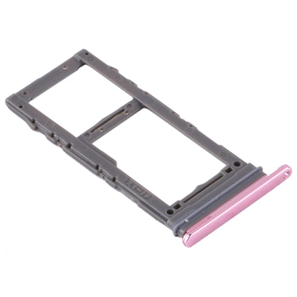 SIM Card Tray + Micro SD Card Tray for Samsung Galaxy S20+ / Galaxy S20 Ultra(Pink)-garmade.com