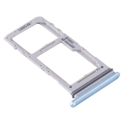 SIM Card Tray + SIM Card Tray / Micro SD Card Tray for Samsung Galaxy S20+ / Galaxy S20 Ultra (Blue)-garmade.com