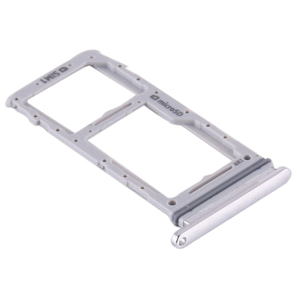 SIM Card Tray + SIM Card Tray / Micro SD Card Tray for Samsung Galaxy S20(White)-garmade.com