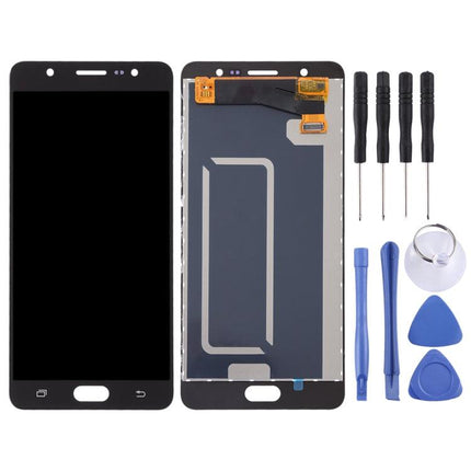 LCD Screen and Digitizer Full Assembly for Samsung Galaxy J7 Max / G615 - Black-garmade.com