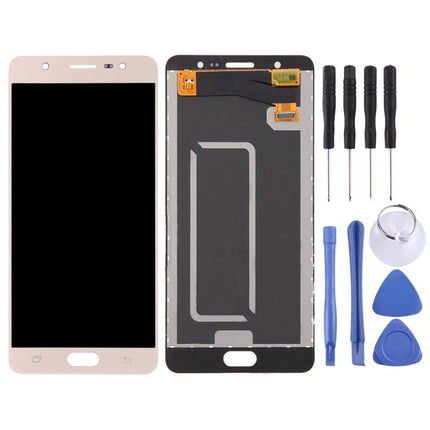 LCD Screen and Digitizer Full Assembly for Samsung Galaxy J7 Max / G615 - Gold-garmade.com