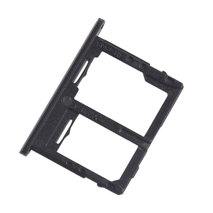 SIM Card Tray & Micro SD Card Tray for Samsung Galaxy Tab A 10.5 T595 4G Version Black-garmade.com