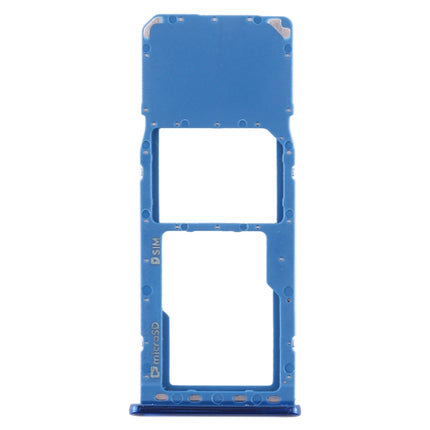 SIM Card Tray + Micro SD Card Tray for Samsung Galaxy A7 (2018) / A750F (Blue)-garmade.com