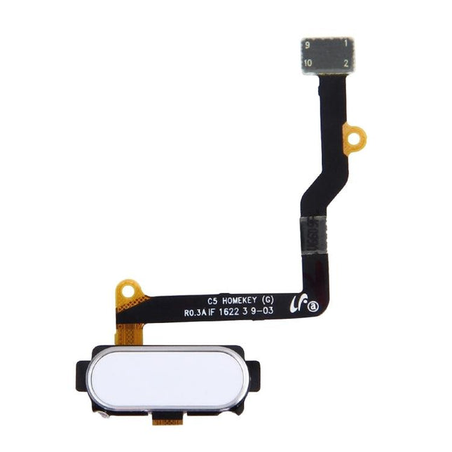 Home Button Flex Cable for Samsung Galaxy C5 / C5000 White-garmade.com