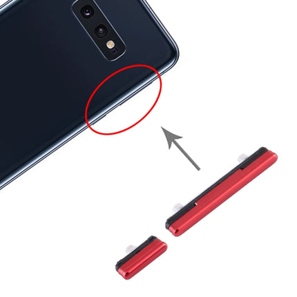 Power Button and Volume Control Button for Samsung Galaxy S10e (Red)-garmade.com