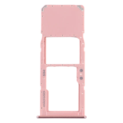 SIM Card Tray + Micro SD Card Tray for Samsung Galaxy A51 (Pink)-garmade.com