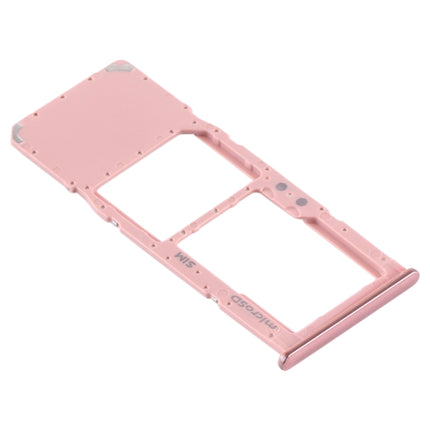 SIM Card Tray + Micro SD Card Tray for Samsung Galaxy A51 (Pink)-garmade.com