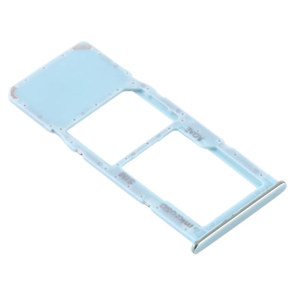 SIM Card Tray + Micro SD Card Tray for Samsung Galaxy A71 / A715 (Green)-garmade.com
