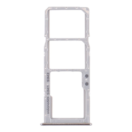 SIM Card Tray + SIM Card Tray + Micro SD Card Tray for Samsung Galaxy A51 / A515 (Silver)-garmade.com