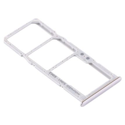 SIM Card Tray + SIM Card Tray + Micro SD Card Tray for Samsung Galaxy A51 / A515 (Silver)-garmade.com