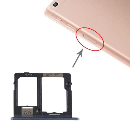 SIM Card Tray & Micro SD Card Tray for Samsung Galaxy Tab A 10.1 2019 / SM-T515 Black-garmade.com