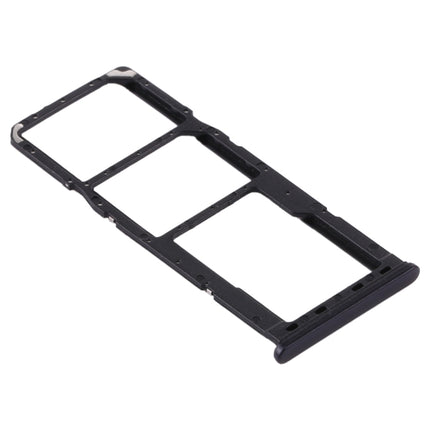 SIM Card Tray + SIM Card Tray + Micro SD Card Tray for Samsung Galaxy A21s(Black)-garmade.com