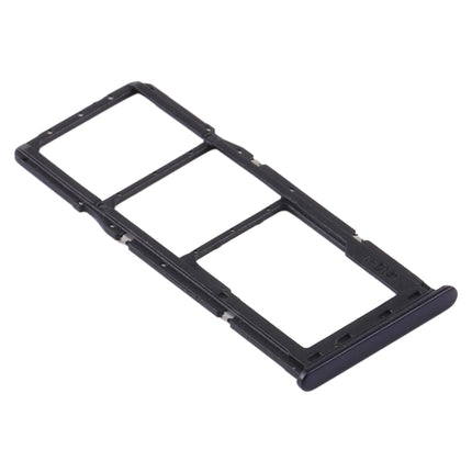 SIM Card Tray + SIM Card Tray + Micro SD Card Tray for Samsung Galaxy A21s(Black)-garmade.com