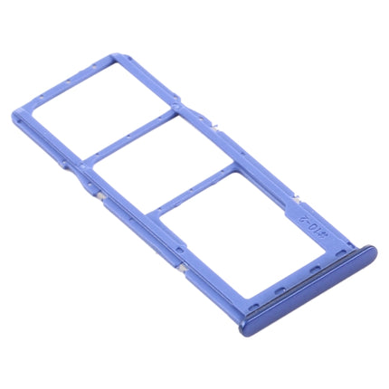 SIM Card Tray + SIM Card Tray + Micro SD Card Tray for Samsung Galaxy A21s (Blue)-garmade.com