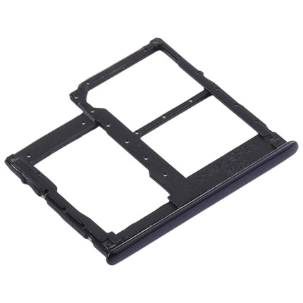 SIM Card Tray + SIM Card Tray + Micro SD Card Tray for Samsung Galaxy A41 / A415 (Black)-garmade.com