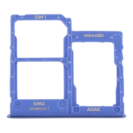 SIM Card Tray + SIM Card Tray + Micro SD Card Tray for Samsung Galaxy A41 / A415 (Blue)-garmade.com