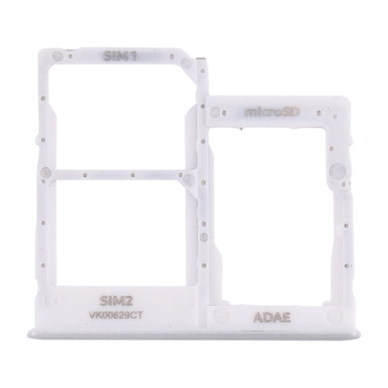 SIM Card Tray + SIM Card Tray + Micro SD Card Tray for Samsung Galaxy A41 / A415 (White)-garmade.com