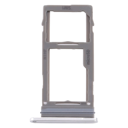 SIM Card Tray + Micro SD Card Tray for Samsung Galaxy Note20 Ultra (Silver)-garmade.com