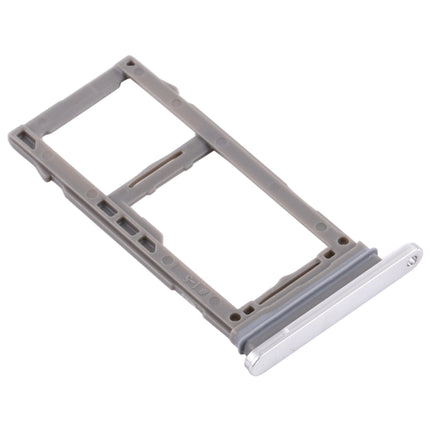 SIM Card Tray + Micro SD Card Tray for Samsung Galaxy Note20 Ultra (Silver)-garmade.com