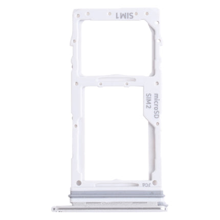 SIM Card Tray + SIM Card Tray / Micro SD Card Tray for Samsung Galaxy S10 Lite SM-G770 (Silver)-garmade.com