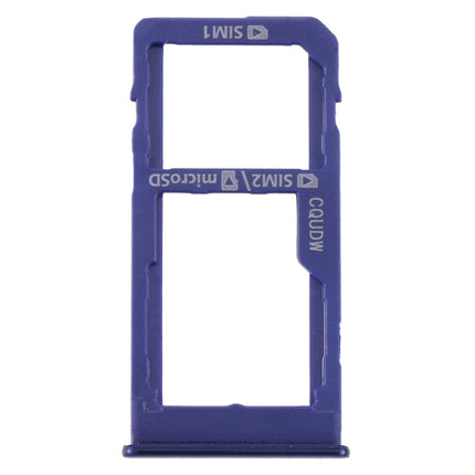 SIM Card Tray + SIM Card Tray / Micro SD Card Tray for Samsung Galaxy M40 SM-M405 (Dark Blue)-garmade.com