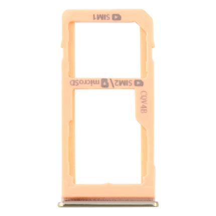 SIM Card Tray + SIM Card Tray / Micro SD Card Tray for Samsung Galaxy M40 SM-M405 (Orange)-garmade.com