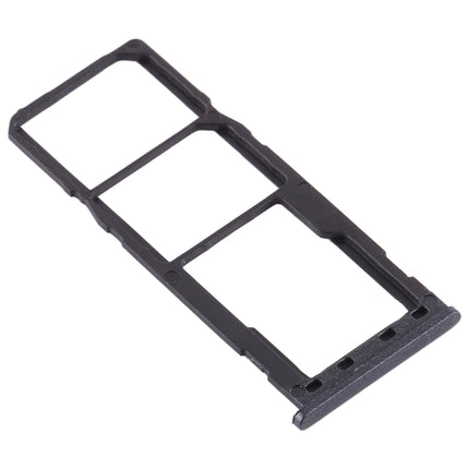 SIM Card Tray + SIM Card Tray + Micro SD Card Tray for Samsung Galaxy M10 SM-M105 (Black)-garmade.com