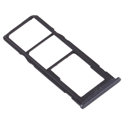 SIM Card Tray + SIM Card Tray + Micro SD Card Tray for Samsung Galaxy M10 SM-M105 (Black)-garmade.com