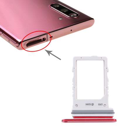 SIM Card Tray for Samsung Galaxy Note10 5G(Red)-garmade.com
