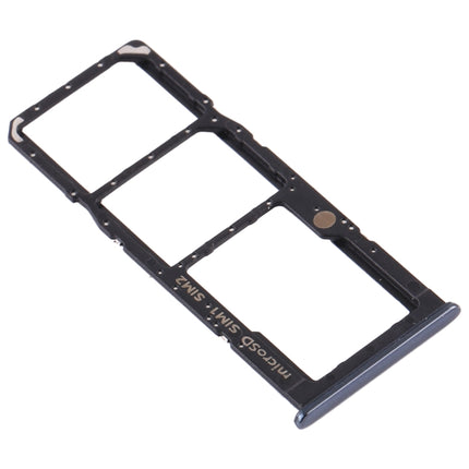 SIM Card Tray + SIM Card Tray + Micro SD Card Tray for Samsung Galaxy A50s SM-A507 (Black)-garmade.com