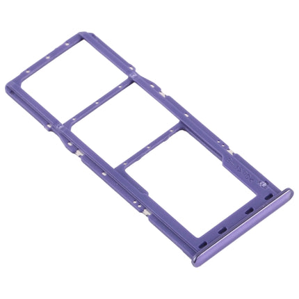 SIM Card Tray + SIM Card Tray + Micro SD Card Tray for Samsung Galaxy A50s SM-A507 (Purple)-garmade.com