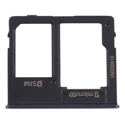 SIM Card Tray + Micro SD Card Tray for Samsung Galaxy A10e (Black)-garmade.com