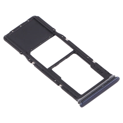 SIM Card Tray + Micro SD Card Tray for Samsung Galaxy A9 (2018) SM-A920 (Black)-garmade.com