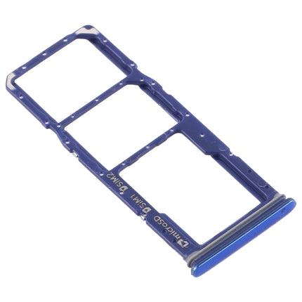 SIM Card Tray + SIM Card Tray + Micro SD Card Tray for Samsung Galaxy A9 (2018) SM-A920 (Blue)-garmade.com