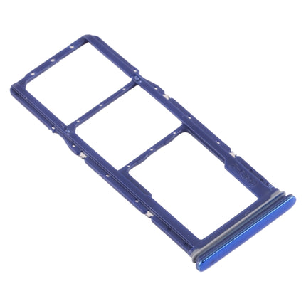 SIM Card Tray + SIM Card Tray + Micro SD Card Tray for Samsung Galaxy A9 (2018) SM-A920 (Blue)-garmade.com