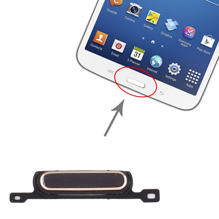 Home Key for Samsung Galaxy Tab 3 8.0 SM-T310/T311/T315 (Black)-garmade.com