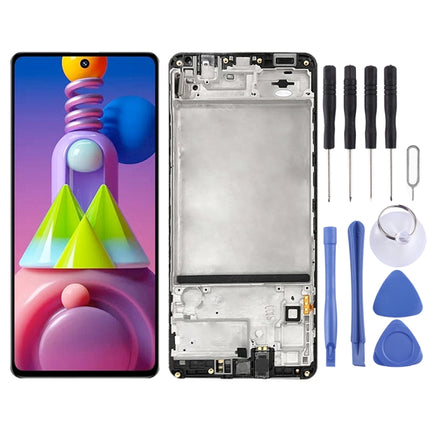 Original LCD Screen for Samsung Galaxy M51 SM-M515 Digitizer Full Assembly With Frame-garmade.com