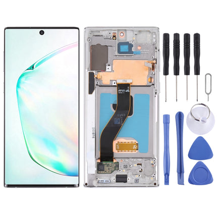 Original LCD Screen for Samsung Galaxy Note10 4G/Note10 5G SM-N971/N970 Digitizer Full Assembly With Frame (Grey)-garmade.com