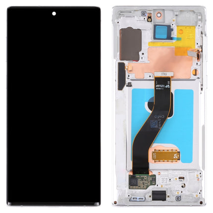 Original LCD Screen for Samsung Galaxy Note10 4G/Note10 5G SM-N971/N970 Digitizer Full Assembly With Frame (Silver)-garmade.com