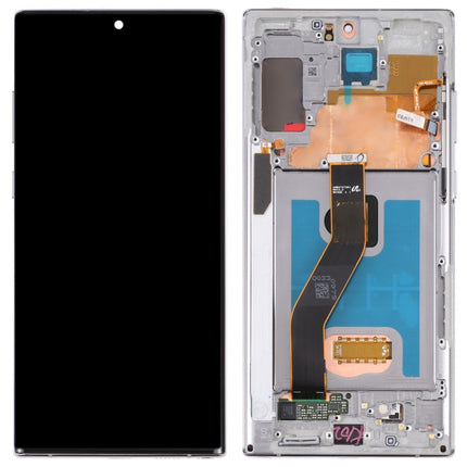 Original LCD Screen for Samsung Galaxy Note10+ 4G/Note10+ 5G SM-N976/N975 Digitizer Full Assembly With Frame (Grey)-garmade.com