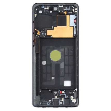 For Samsung Galaxy Note 10 Lite SM-N770F Middle Frame Bezel Plate (Black)-garmade.com