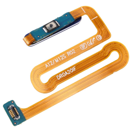 Fingerprint Sensor Flex Cable for Samsung Galaxy M12 / A12 / SM-A125 / M125 (Blue)-garmade.com