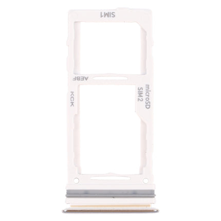 SIM Card Tray + SIM Card Tray / Micro SD Card Tray for Samsung Galaxy A52 SM-A525 (Silver)-garmade.com