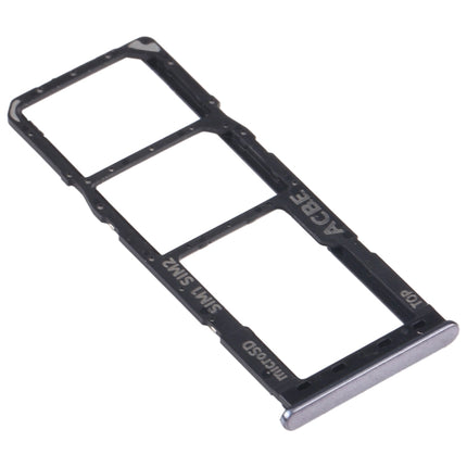 SIM Card Tray + SIM Card Tray + Micro SD Card Tray for Samsung Galaxy A32 SM-A325 (Black)-garmade.com