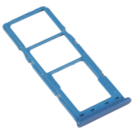 SIM Card Tray + SIM Card Tray + Micro SD Card Tray for Samsung Galaxy A12 SM-A125(Blue)-garmade.com