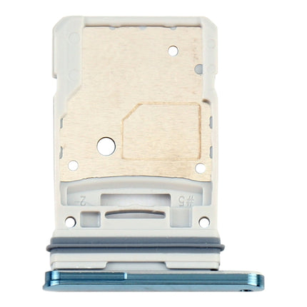 SIM Card Tray + Micro SD Card Tray for Samsung Galaxy S20 FE 5G SM-G781B (Blue)-garmade.com