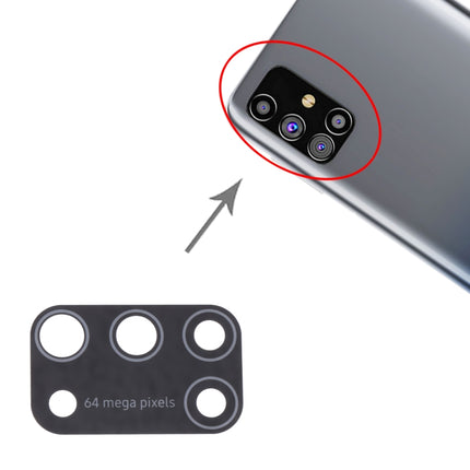 10 PCS Back Camera Lens for Samsung Galaxy M31s SM-M317-garmade.com